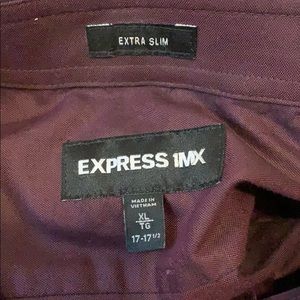 Maroon, Express dress shirt